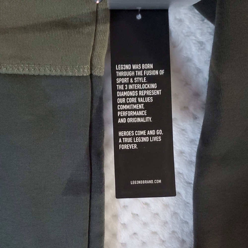 Men's Olive Colorblock Hoodie - Picture 8 of 12